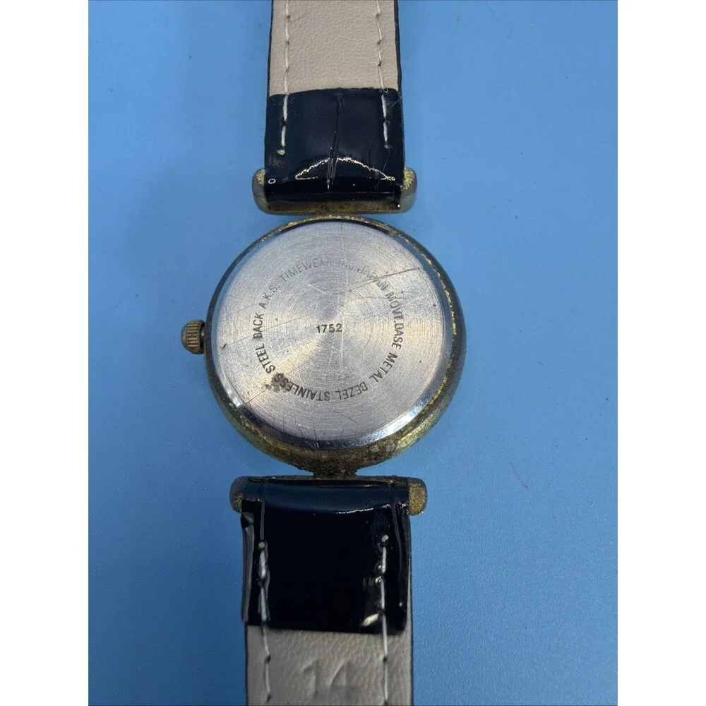 Gitano 8108 Two-Tone Quartz Analog Women's Watch New Leather Band And Battery